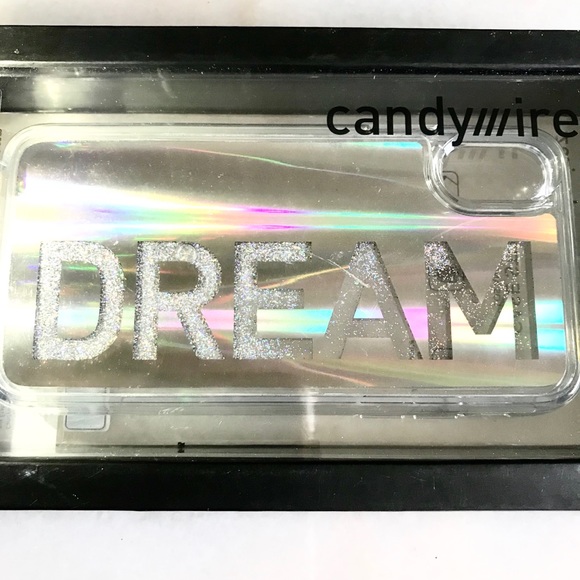 🌼 free w/purchase NWT iPhone X Candywirez Liquid Glitter case - Picture 4 of 8